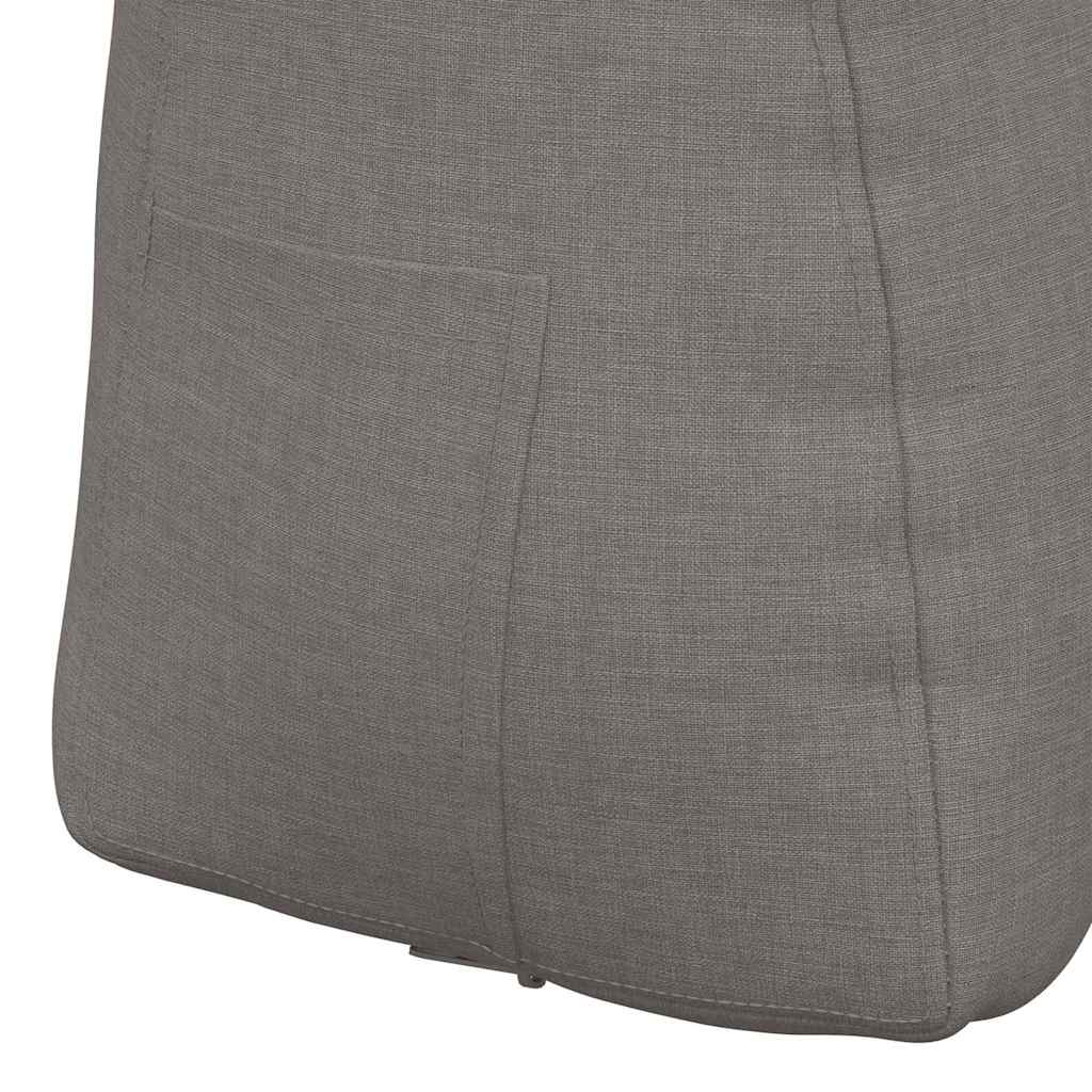 Back Cushion Taupe 45 X 24 X 50 Cm Fabric