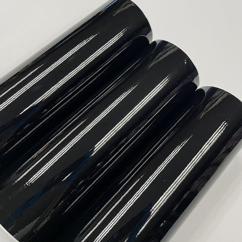 30CM*1M/2M/3M/4M/5M/6M Glossy Black Vinyl Wrap Self Adhesive Air Release Bubble Free Car Styling Membrane Sticker Decal Film
