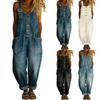 Fashionable Women's Retro Loose Casual Denim Jumpsuit