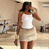 European Leopard Print Fur Skirt - Sexy, Slimming, Versatile Autumn Winter Style for Women