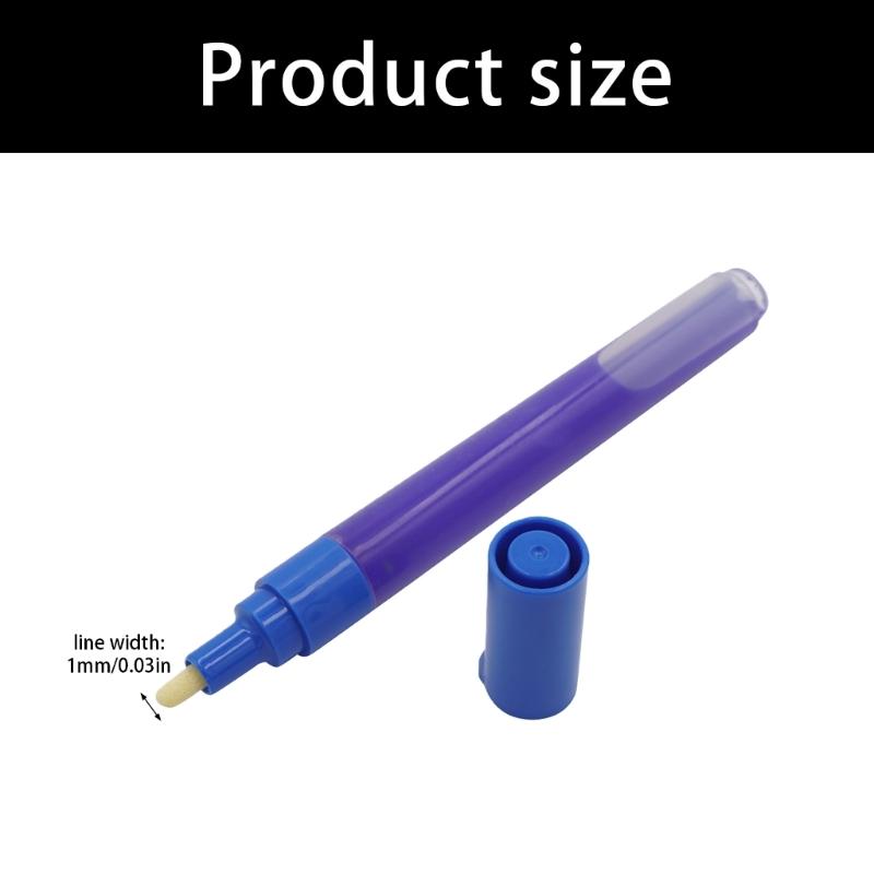 Pack Of 10 High Volumes Ink Markers Easy Removal On Fabric Paper Leather Wood Ceramic Comfortable Handle