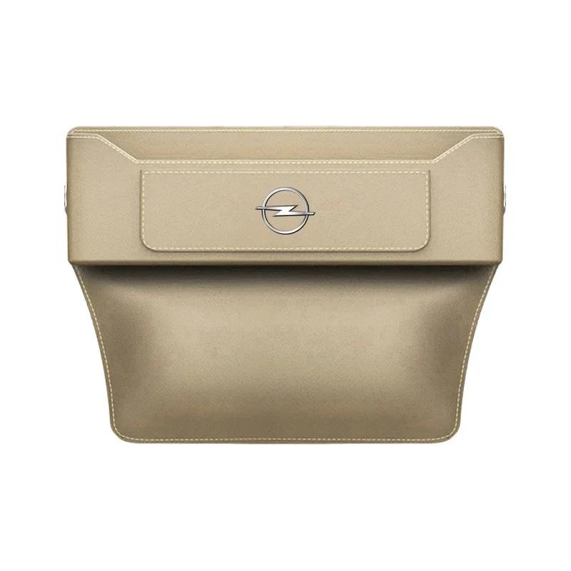 Car Seat Gap Storage Box Leather Crevice Side Pocket Wallet For Opel Astra Insignia Mokka Zafira Corsa Vectra Antara Meriva