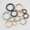Electroplated Zinc Alloy O-Ring Spring Buckle for Handbags, Jewelry, and Keyrings
