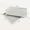 Set Of 2 Multipurpose Baking Tray Nonstick Oven Sheet for Puff Pastry Perforated Mille Feuille Rectangular Pastry Molds