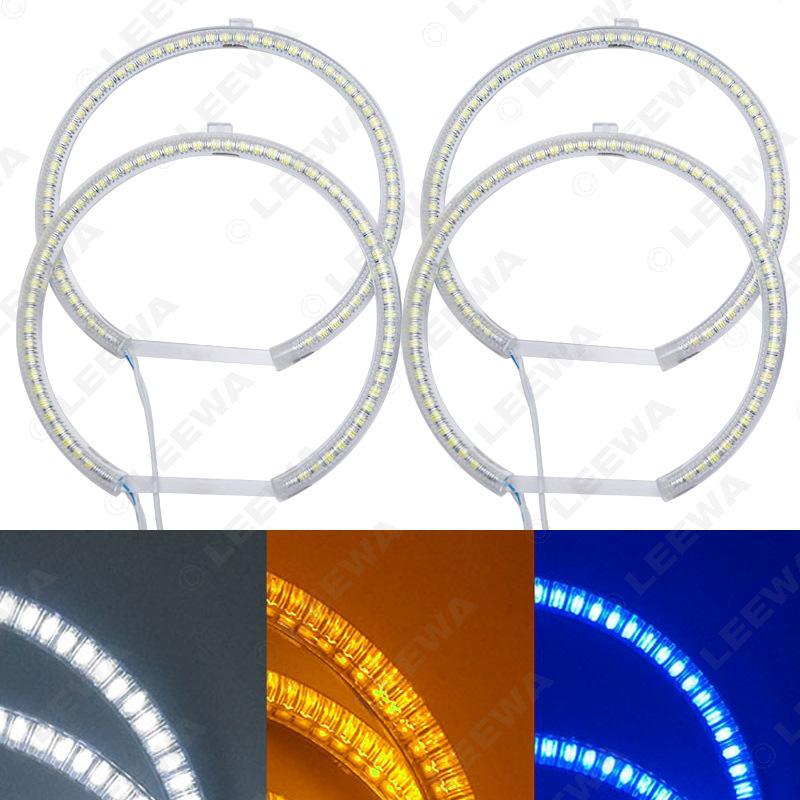 BMW E39 (01-03) Angel Eye Halo Ring Headlights with SMD Cover