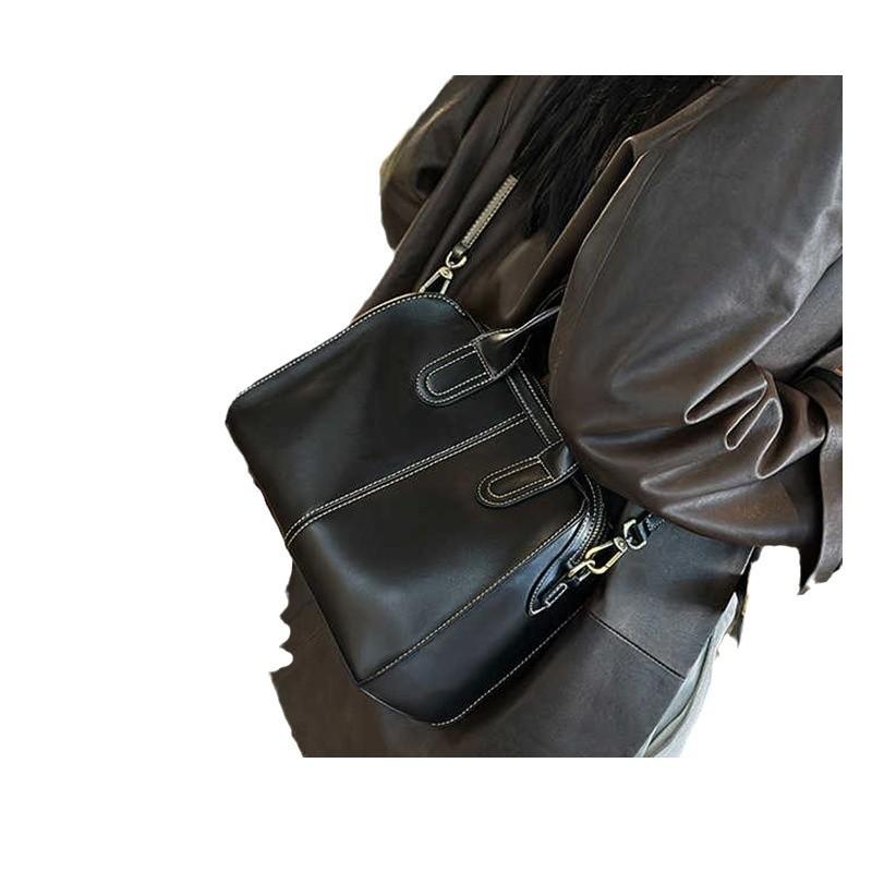 Women's Bag Large Capacity Crossbody Bag Premium Premium Layer Genuine Leather