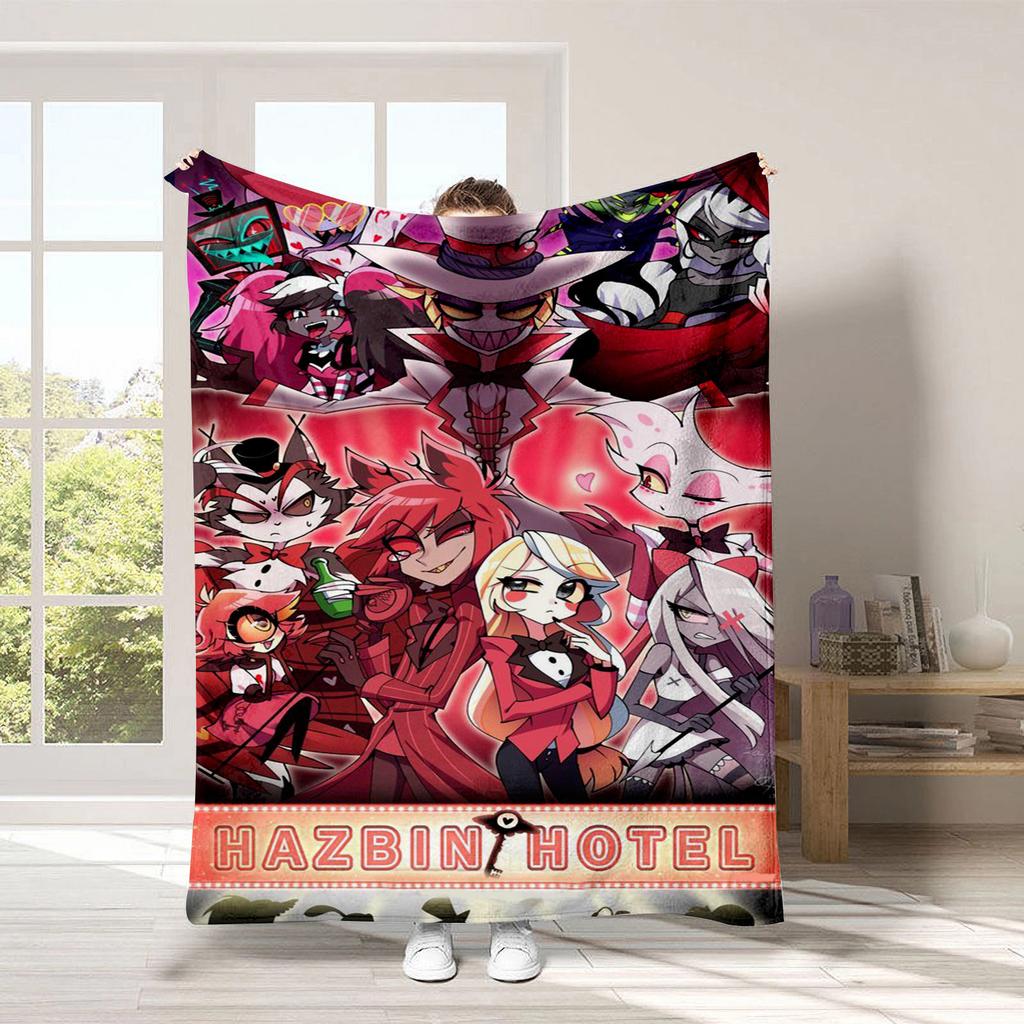 130*150 Cm Hot Anime Character Flannel Blanket  Nap Blanket Quilt Flannel Sofa Cover Blanket