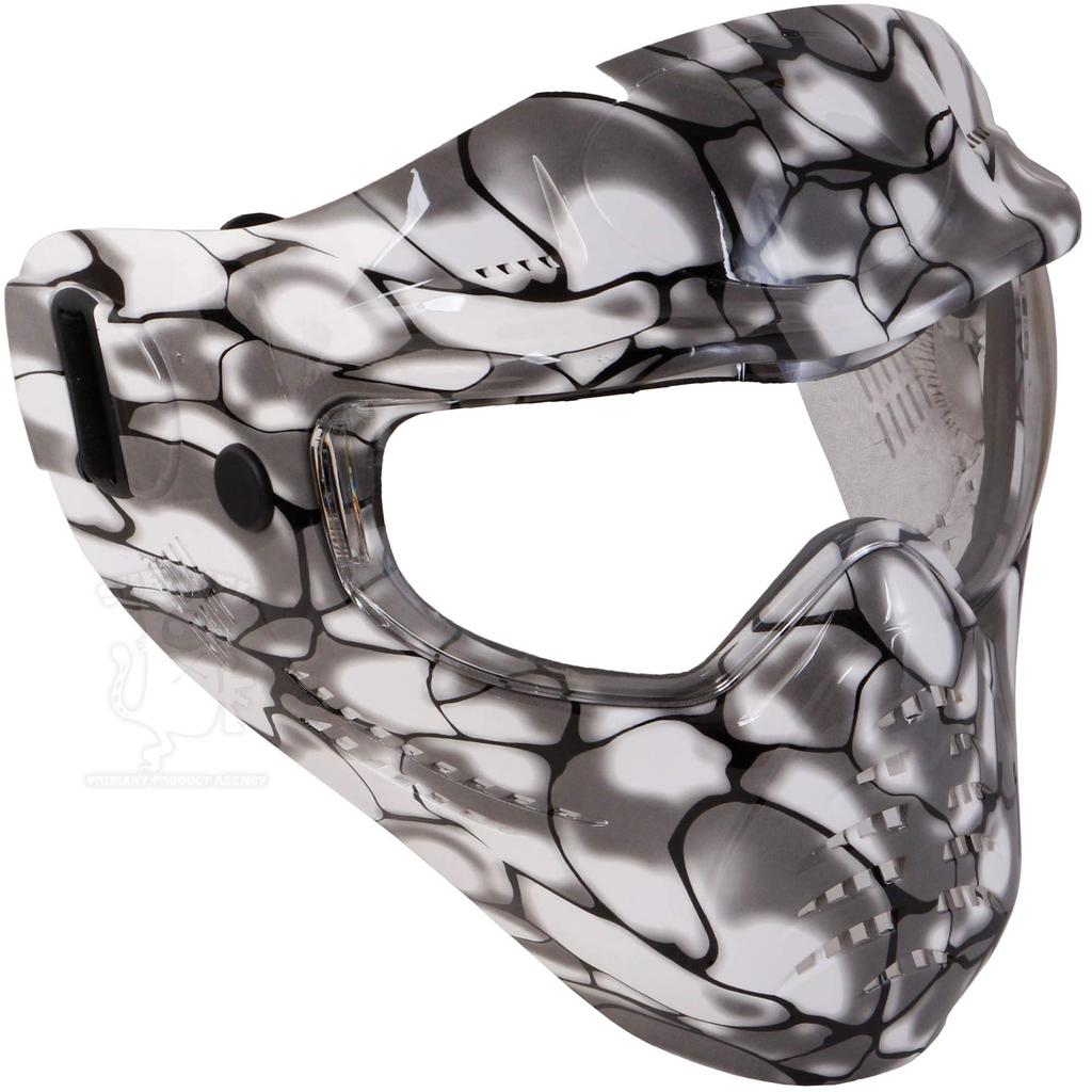 Axel Arms Sports Full Face Guard Goggles White Snake