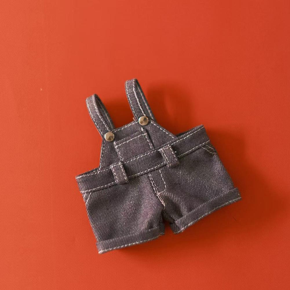 For 17cm Labubu Doll Clothes Fashion Dress Overalls Doll Clothes Color Match Hoodies Dolls Accessories Cute Decoration Little Clothes