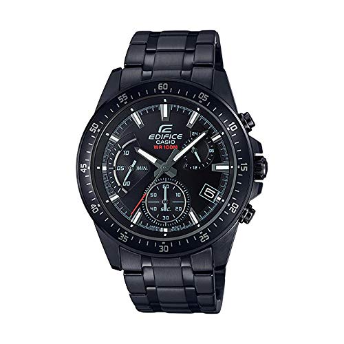 

CASIO Edifice EFV-540DC-1A Watch Men s Chronograph Analog Waterproof Black Black