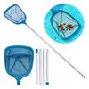Swimming Pool Leaf Rake Mesh Professional Skimmer Net with 4 Section Buckle Pole Cleaning Net Swimming Pool Spa Tool Pool Parts