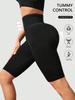 Women's Quick-Dry High-Waist Butt-Lifting Yoga Shorts for Running and Training