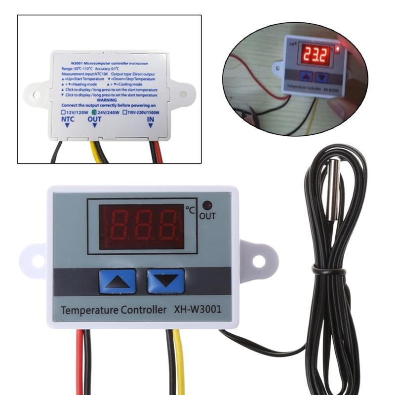 Temperature Controller Aquarium Thermostat Digital Thermostat 220V for Fish for Tank Tortoise Hab
