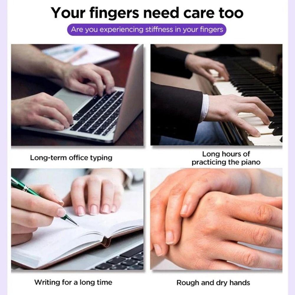 Rolling Steel Ball Finger Care Tools Comfortable Grip Hand Massage Roller Tool  Women