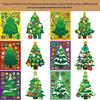 Whimsical And Fun Cartoon Christmas Tree Stickers For Kids Family Interactive Holiday Activity