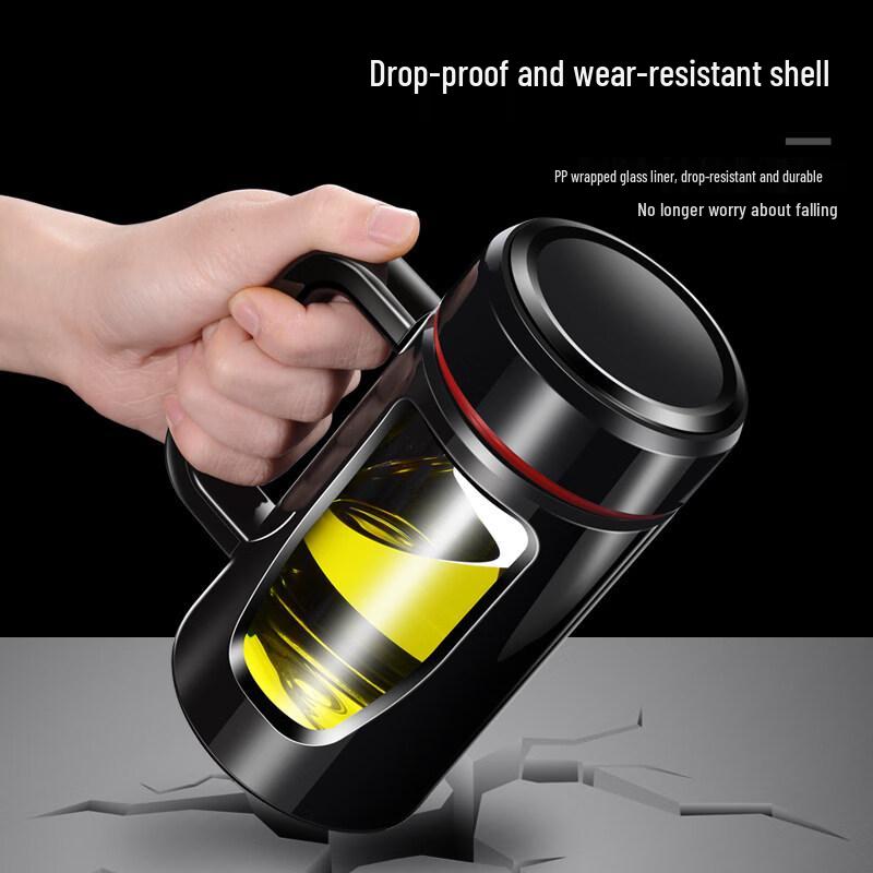 Glass Tea Mug with Handle