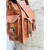 Genuine Vintage Brown Leather Messenger Bag Shoulder Laptop Bag Briefcase