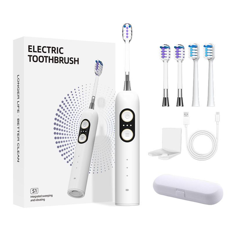 Cleaning Electric Toothbrush Upgraded To 50-degree Large-swing Arc Intelligent Servo Electrical Acoustic Wave Scanning and Vibration Integration