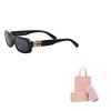 MIU MIU Square Sunglasses Women Sunglasses Black SMU08Z_E1AB_F05S0_C_053