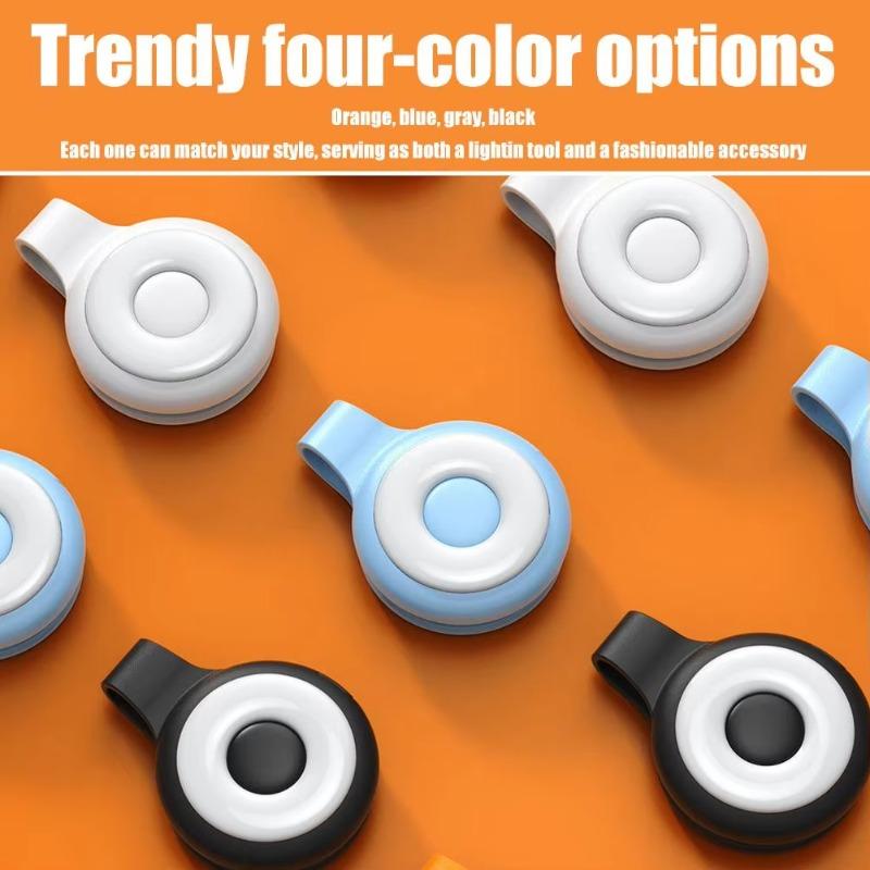 Mini Magnetic LED Rechargeable Phone Fill Light,3 Color Temps Foldable Clip Selfie Light for Pet Vlog Live,Dog Photography Pocket LED Light