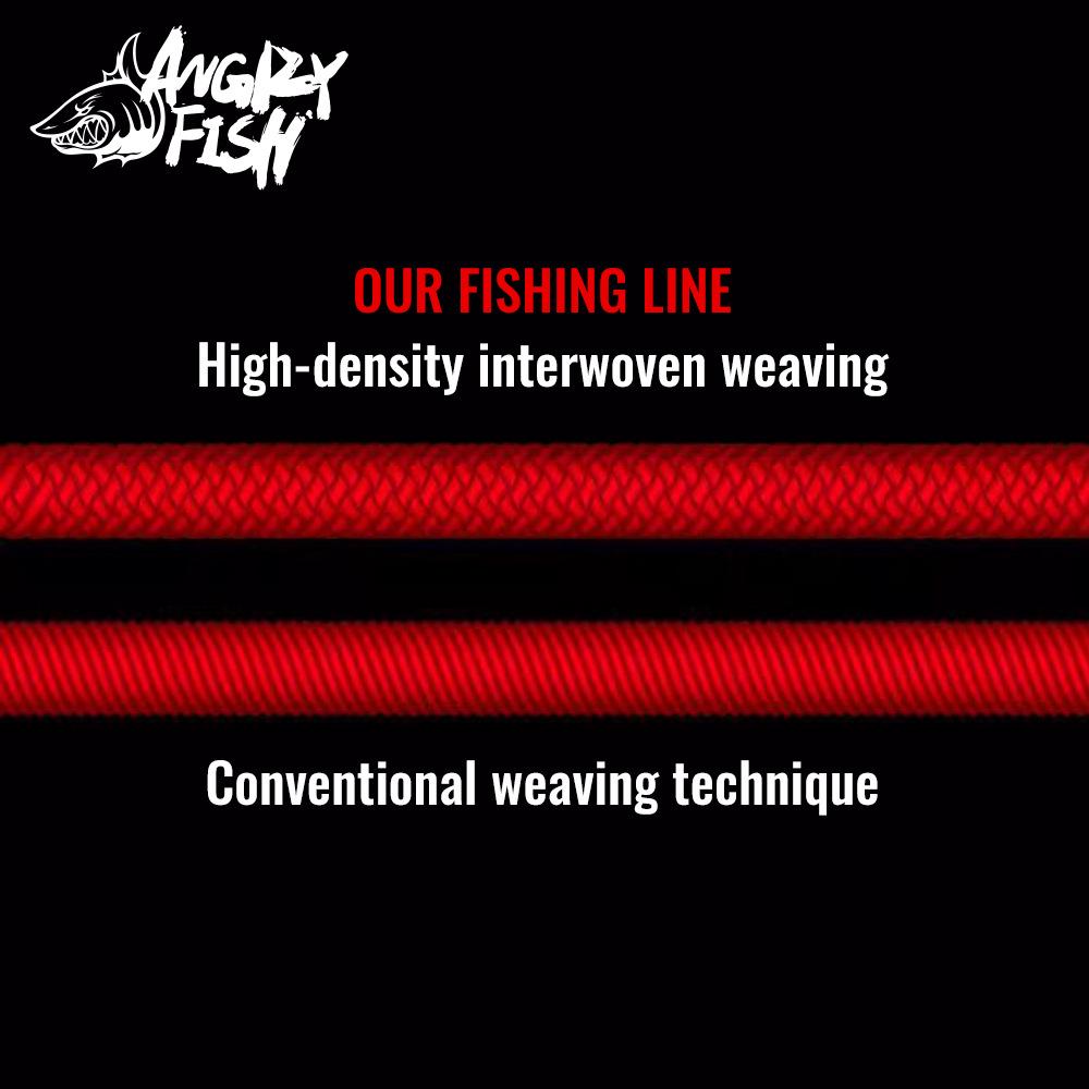 8-Strand PE Fishing Line, 300m - High-Strength, Colorfast, Wear & Bite Resistant, Horse Color Woven Line for Lure Fishing.