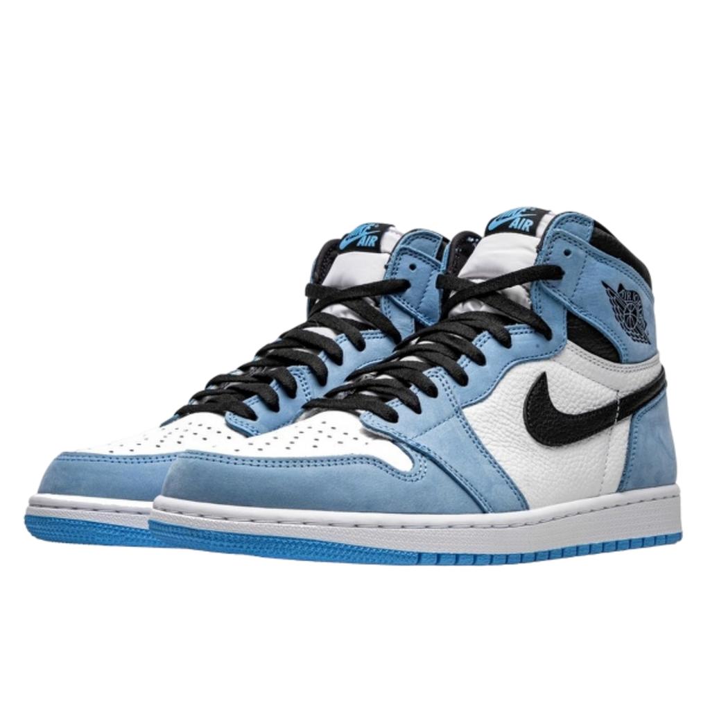 Air Jordan 1 Retro High Bílá Univerzitní Modrá Černá