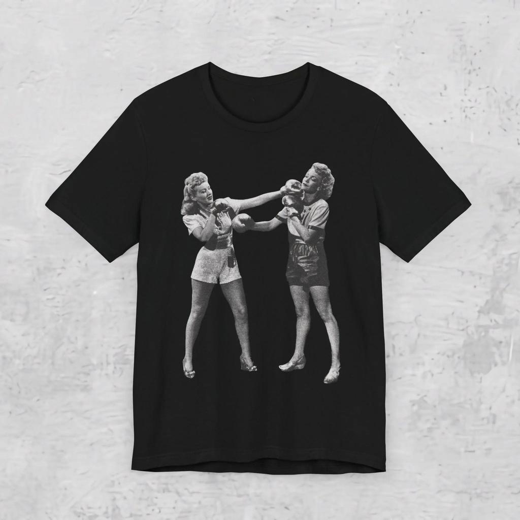 T-shirt vintage boxe femmes