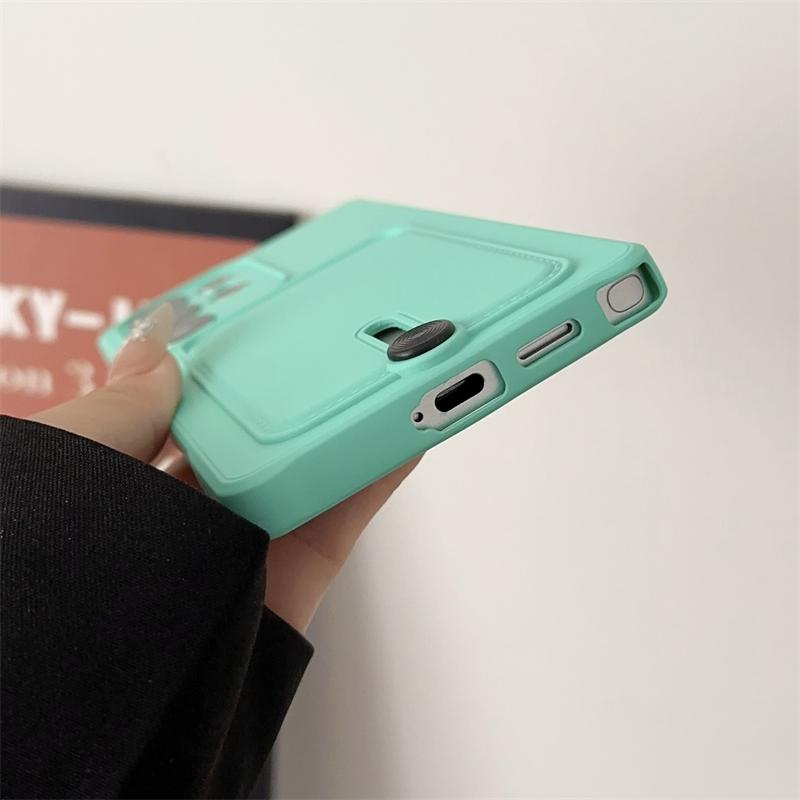 Miękkie silikonowe etui do Samsung S25 S24 S23 S22 S21 Ultra Plus FE Etui portfel z miejscem na karty do Samsung A56 A55 A72 A36 A53 A35 A54