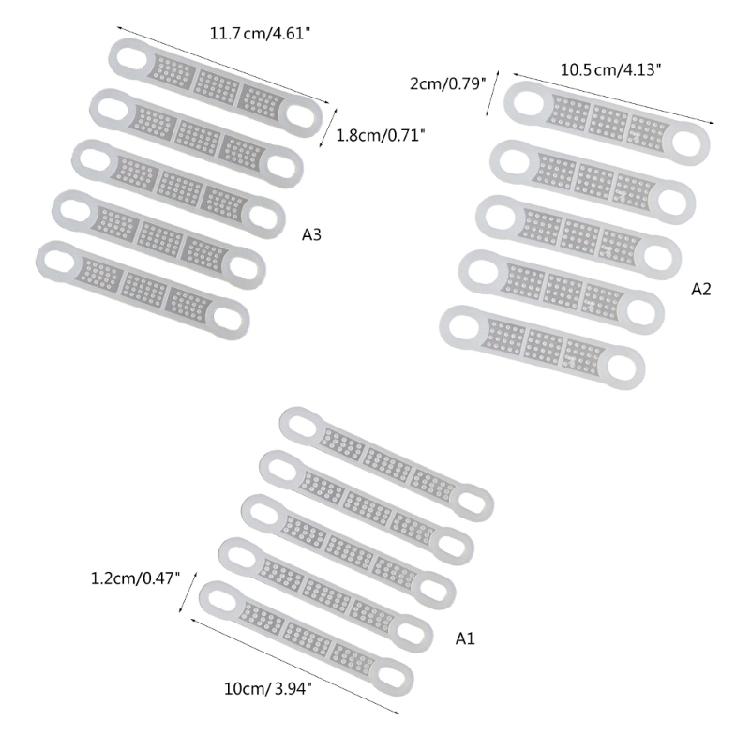 Set of 5 Coat AntiSlipping Strips Adhesive Tape for Sturdy Hangings Organizer