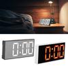 Digital Alarm Clock LED Mirror Electronic Clock USB Power Temperature Humidity Monitors Alarm for Ho