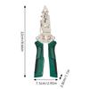 Foldable Wire Stripper With Electricity Measurement Function Dually Alarms Multifunctional Professionally Electrician's Pliers Cable Stripping Pliers