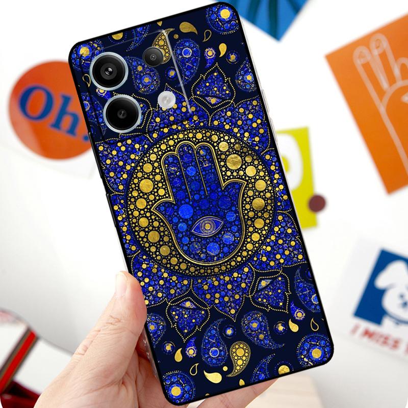 Hamsa Hand of Fatima Funda For Xiaomi Redmi Note 14 10 11 12 13 15 Pro Plus Case For Redmi 15 15C 13C 12C 10C 14C