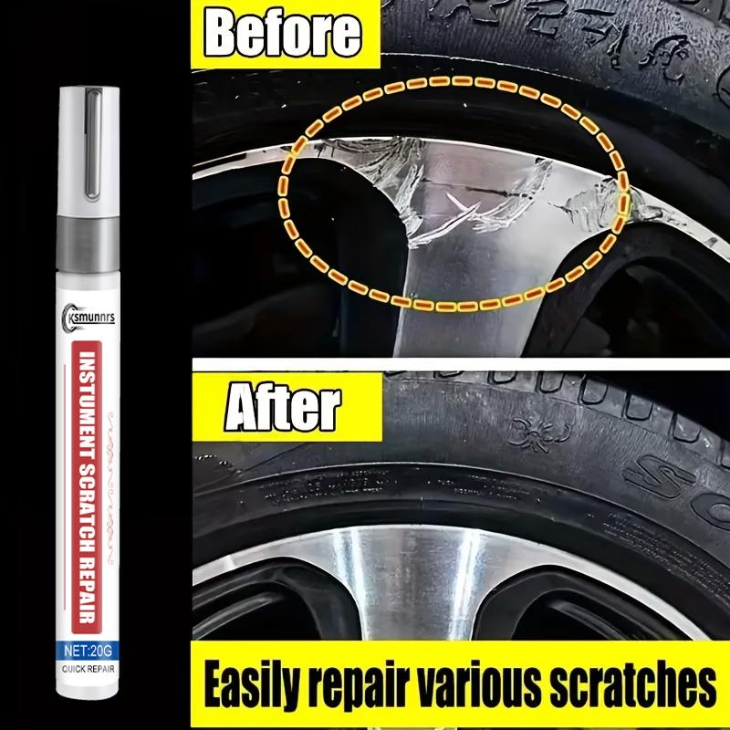 Repair Paint Pen Metal Touch Up for Wheel Rim Door Handle and Car Chrome Scratch Restoration Touchup Paint2