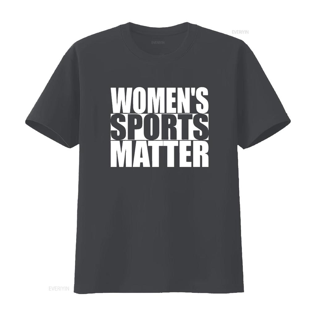 WOMEN S SPORTS MATTER TITLE IX 9 T Shirt Black 3XL vintage Washed Soft Stylish graphic fashion streetwear homme Comfortable