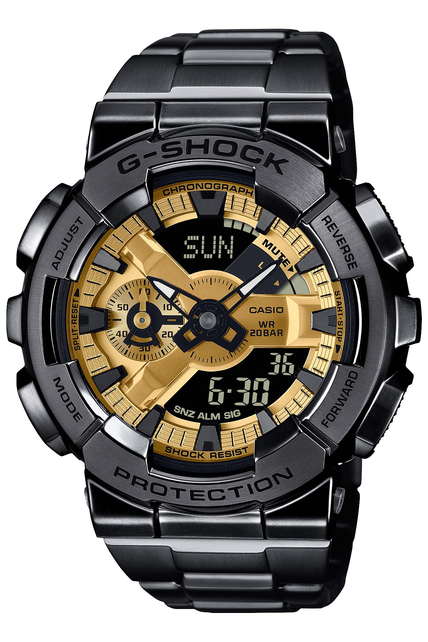 

Watch Metal Covered Black [Casio] G-Shock [] GM-110BD-1A9JF Men s