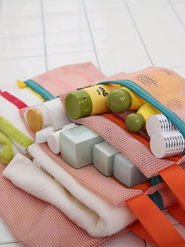 4Pcs/set Portable Travel Storage Bag Set,Toiletries,Lingerie Hanging Storage Bag,Multi Functional Travel Storage Bag