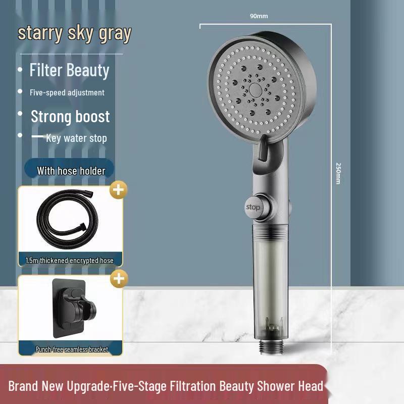 Black Friday Multi-Function Black Shower Set - High-Pressure and Large Water Flow