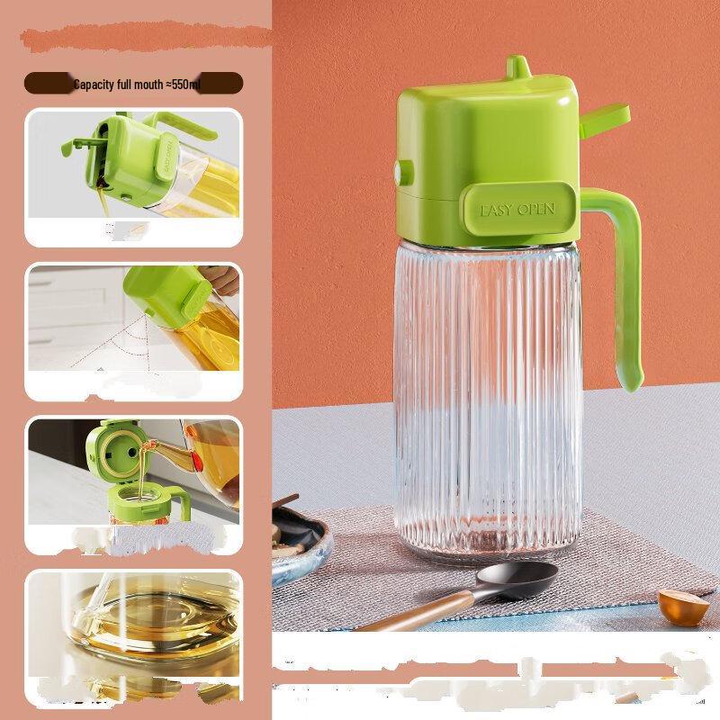 

Set of 2 Press-Type Oil Dispenser Bottles