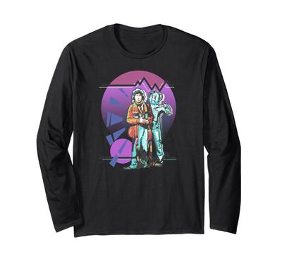 Doctor Who Pop Art 4. Doktor Baker Langarm-T-Shirt