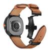 Premium Leather Strap For Samsung Galaxy Watch 8 Classic 46mm 8 44mm 40mm High-end Bracelet Wristband for Galaxy Watch 8-7 Ultra