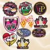 10pcs Set Patch Netherland Oeteldonk Emblem Embroidery Patches For Clothes Iron On Patches For Clothing Uniform Embroidered Diy 