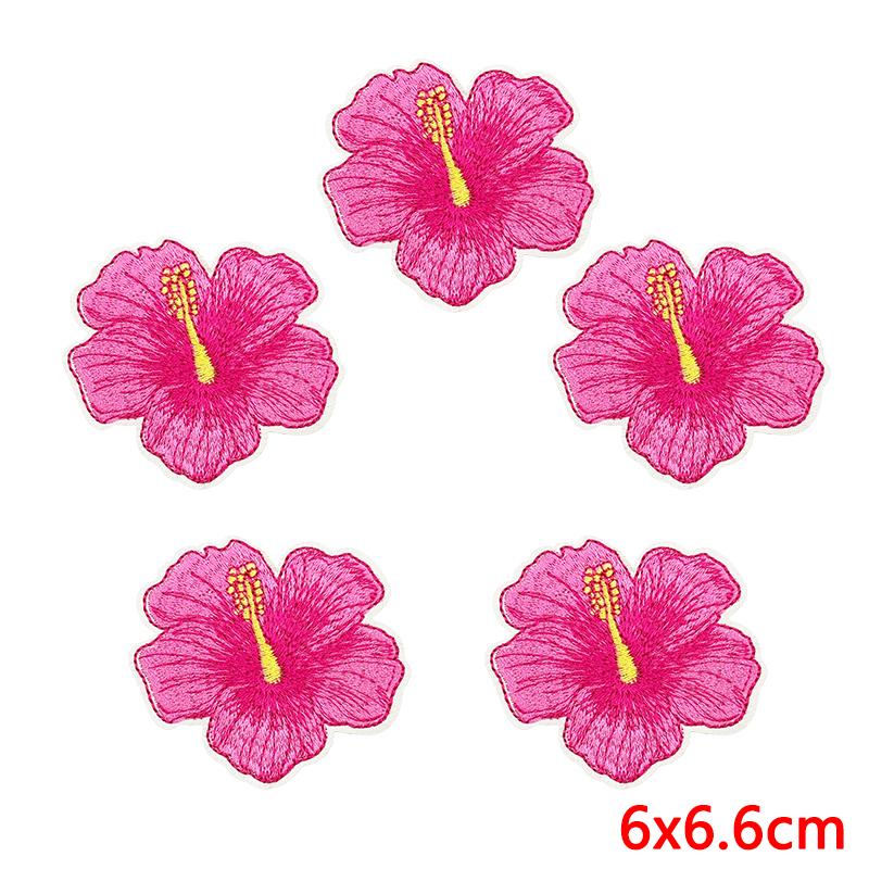 10pcs Lots Summer Wave Slippers Embroidered Patches On Clothes Shell Coral Patch Iron On Patches For Clothing Hats Jackets Diy