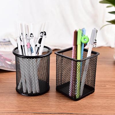 Büro Schreibtisch Stift Topf Lineal Schere Bleistift Halter Tasse Mesh Organizer Container