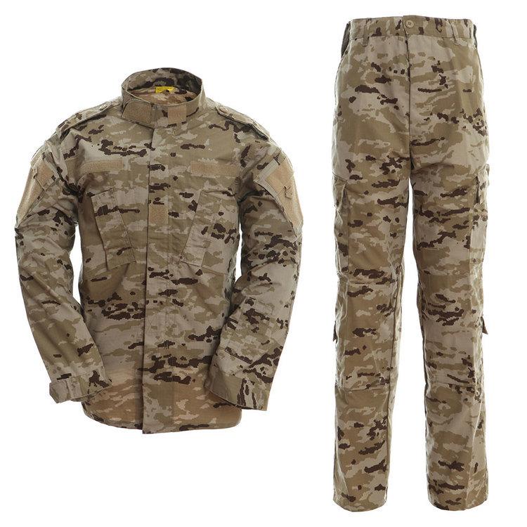 Fordan ACU Second Generation Foreign Camouflage Kit + Outdoor Scratch Resistant Training Clothing for Camouflage Enthusiasts