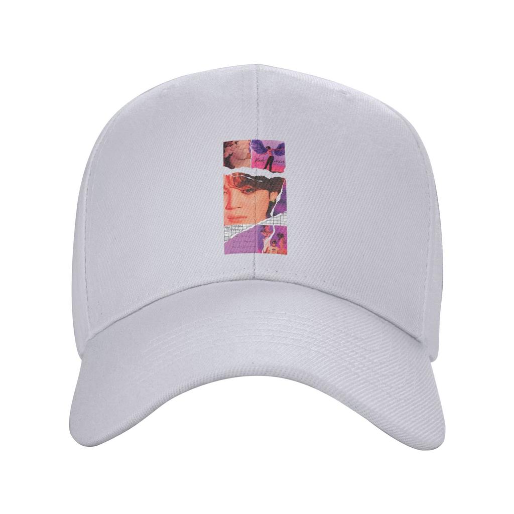 Fashion Park Jimin Curved Brim Baseball Cap Structured Fit Sharp Visors