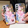 Pink Goblet Bowknots Disco Ball Pattern Case For Samsung Galaxy A57 A37 A17 A56 A36 A26 A16 A55 A35 A15 A54 A34 A14 5G Leather Texture Silicone Cover