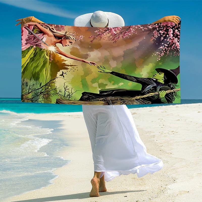 Wicked Fashion Beach Towel: Ideal for Summer Adventures Soft, Absorbent and Quick Drying Suitable for Swimming and Bathing