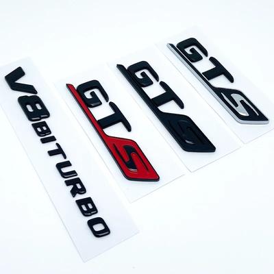 3D Rear Trunk Decal Emblem Badge Sticker For Mercedes  GT S  V8biturbo Car Accessories