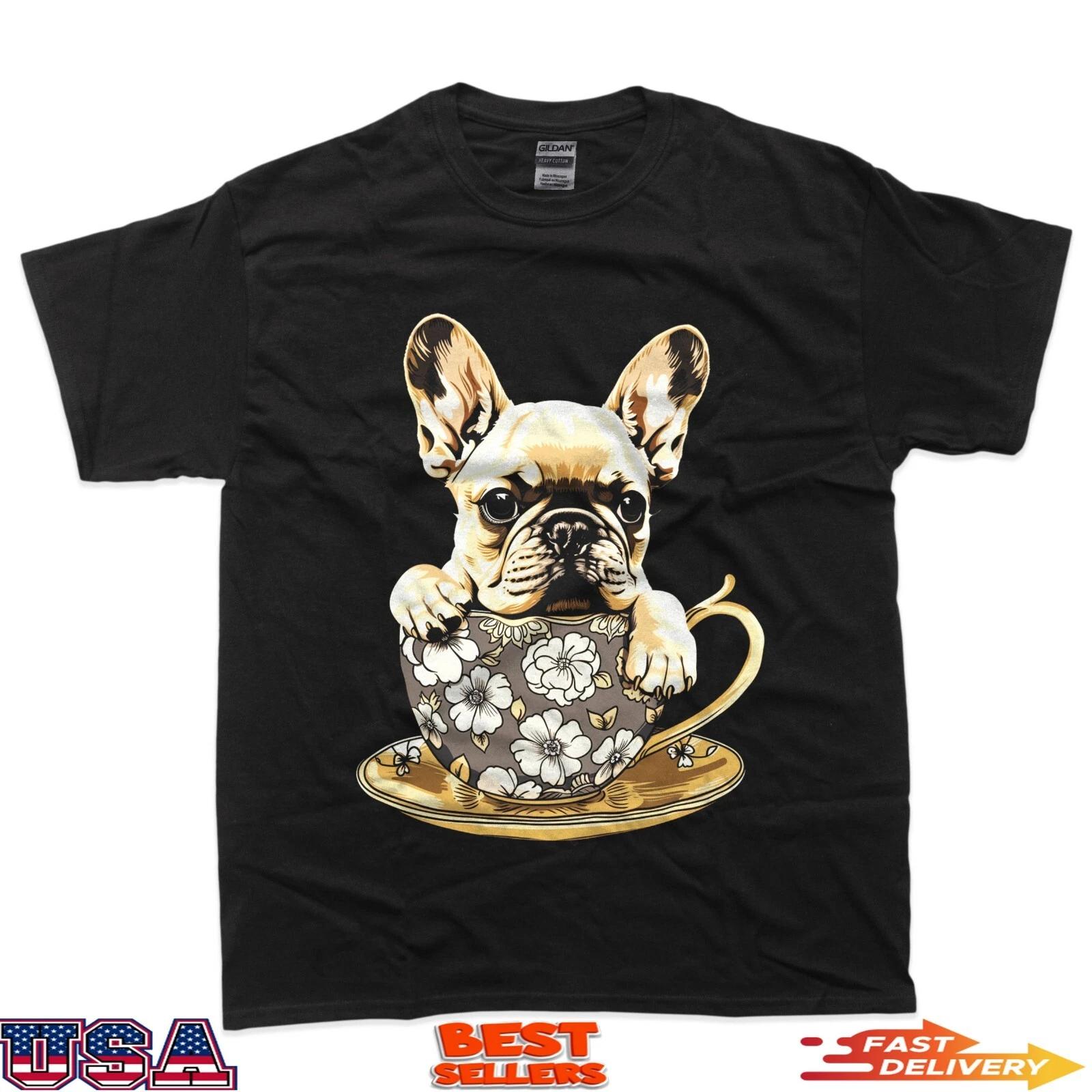 French Bulldog Teacup French Bulldog Cute dog T-Shirt XL