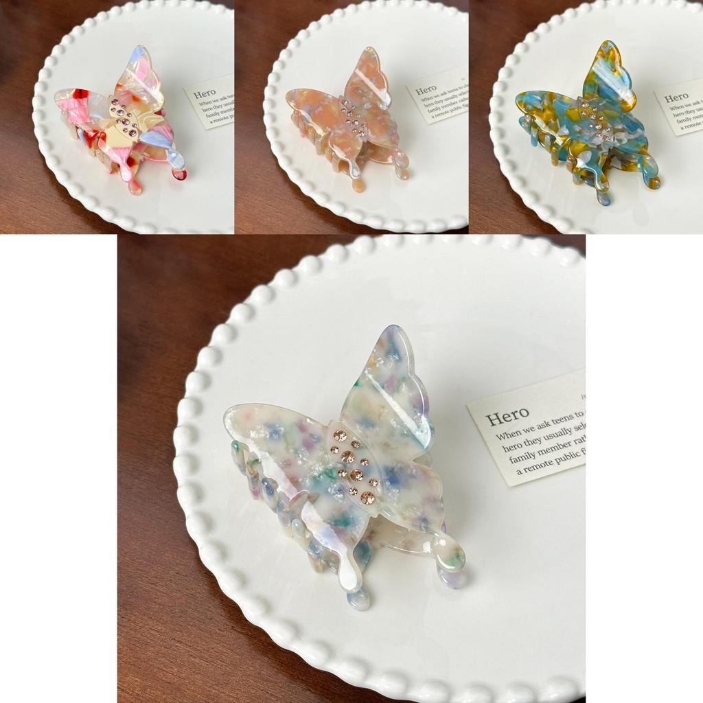 Stylish Fashionable And Rhinestone Butterfly Hair Clip Perfect For Use Everyday